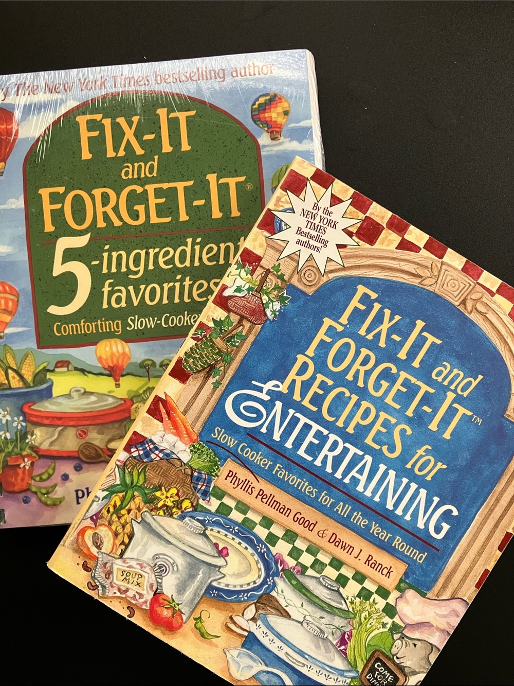 Fix‑It and Forget‑It Slow Cooker Cookbook Lot Entertaining & 5 Ingredients